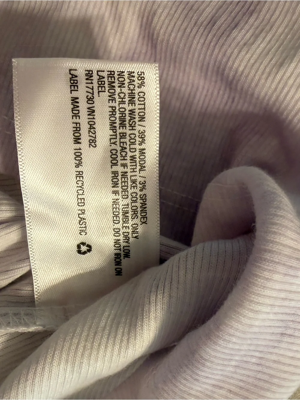 a new day Lavender Ribbed Tie-Dye Tank Top - Picture 4 of 7